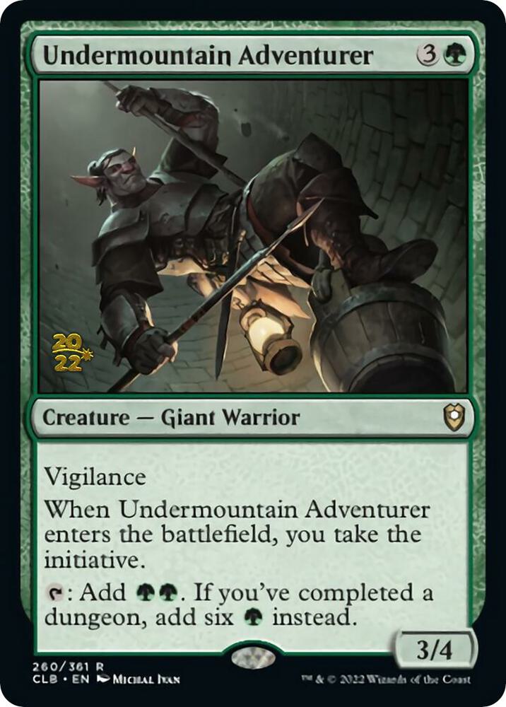 Undermountain Adventurer 260s/108 (Prerelease Cards)  - Foil | Good Games Modbury
