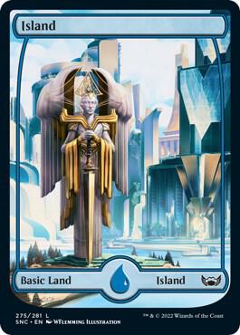 Island 275 275 (Streets of New Capenna)  - Foil | Good Games Modbury