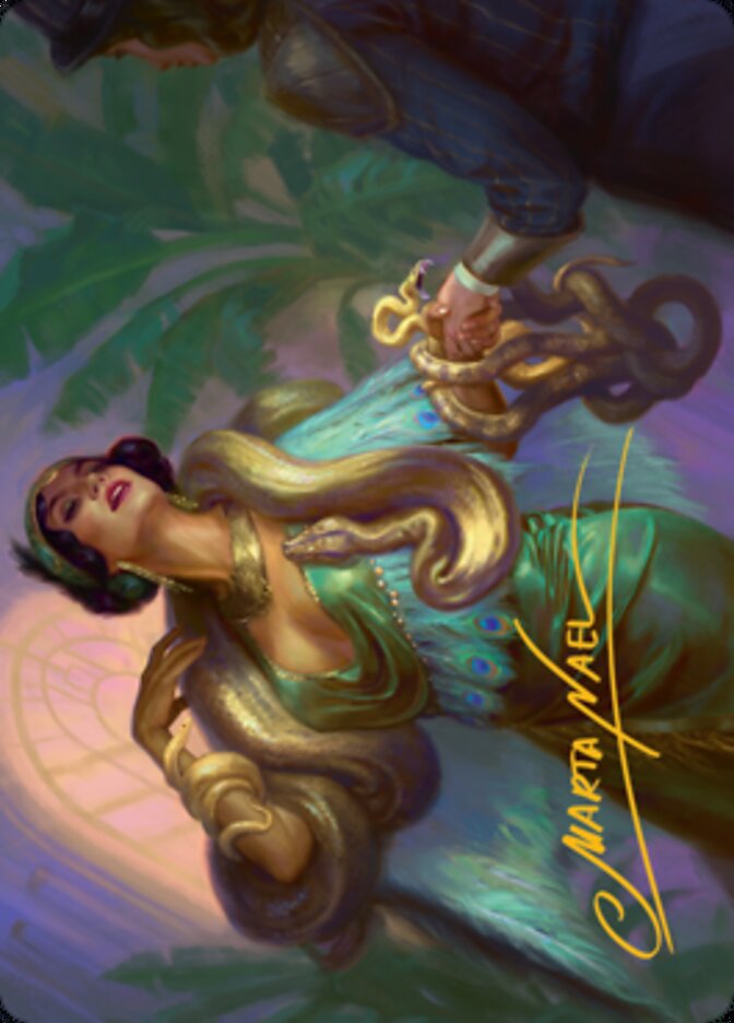 Venom Connoisseur Art Card (Gold-Stamped Signature) [Streets of New Capenna Art Series] | Good Games Modbury