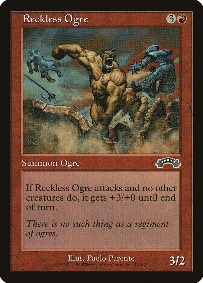 Reckless Ogre 98/143 (Exodus)  | Good Games Modbury