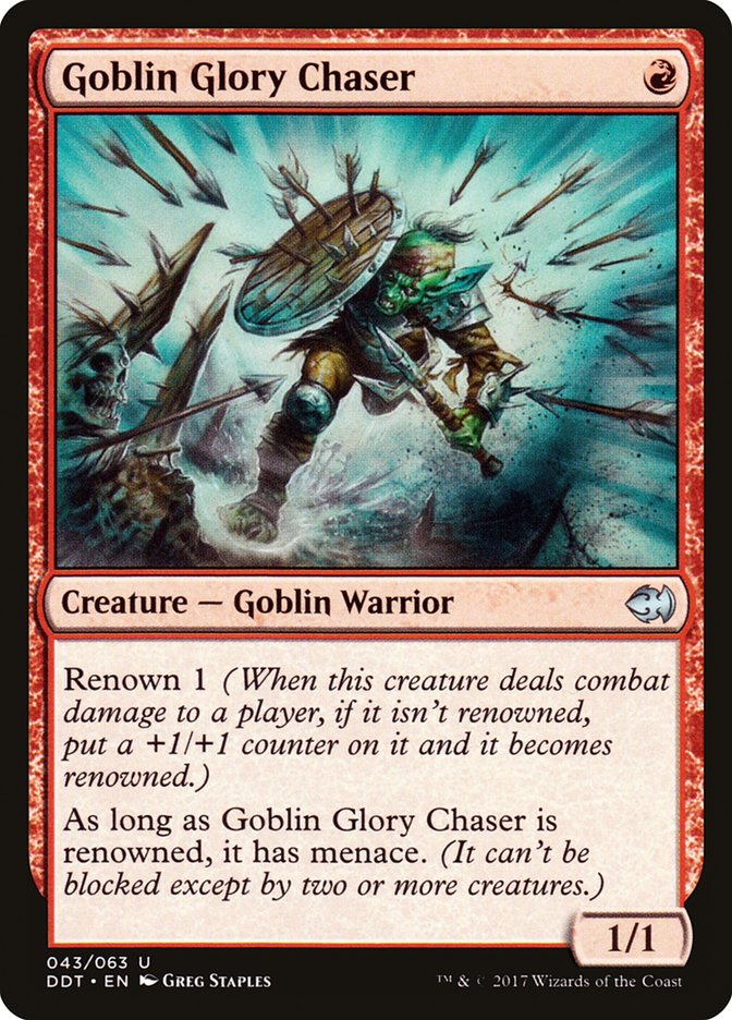 Goblin Glory Chaser 43/63 (Duel Decks: Merfolk vs. Goblins)  | Good Games Modbury