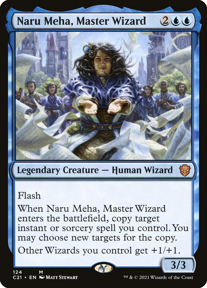 Naru Meha, Master Wizard 124/81 (Commander 2021)  | Good Games Modbury