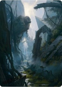 Swamp 2 Art Card [Zendikar Rising Art Series] | Good Games Modbury