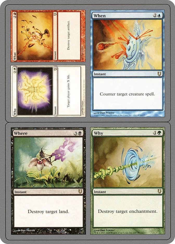 Who // What // When // Where // Why 120/140 (Unhinged)  - Foil | Good Games Modbury