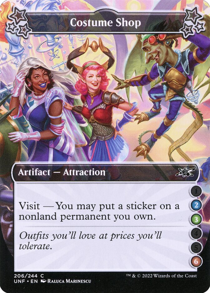Costume Shop 206a/244 (Unfinity)  - Foil | Good Games Modbury