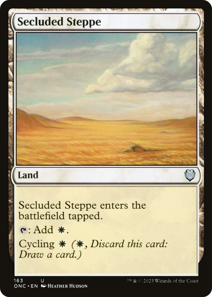 Secluded Steppe [Phyrexia: All Will Be One Commander] | Good Games Modbury