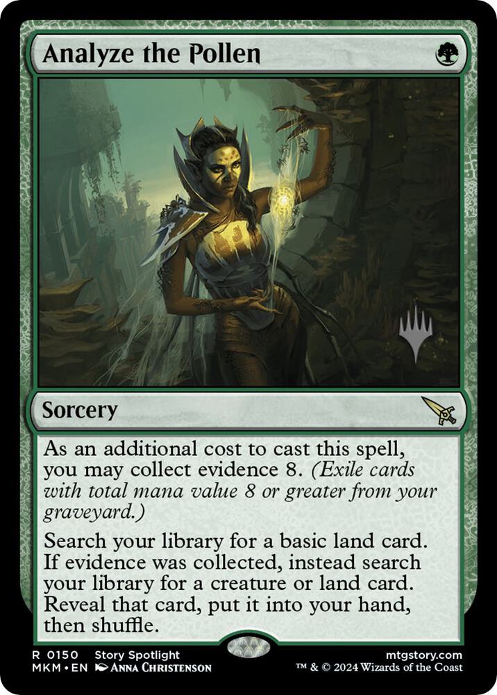 Analyze the Pollen 150p/182 (Promo Pack: Murders at Karlov Manor)  - Foil | Good Games Modbury