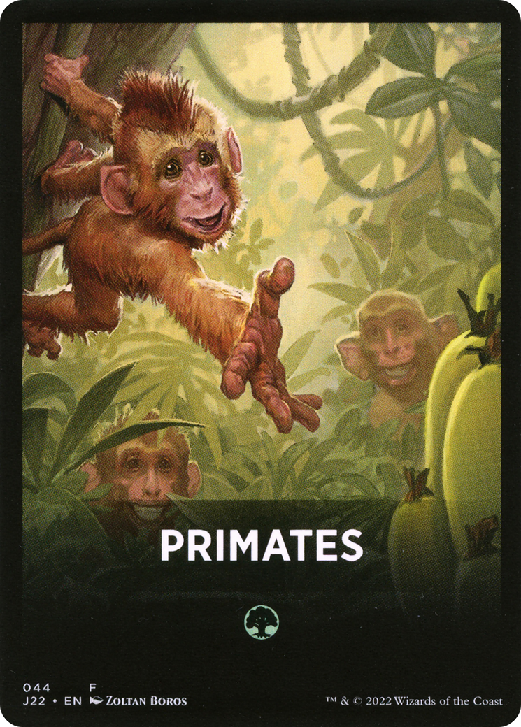 Primates Theme Card [Jumpstart 2022 Front Cards] | Good Games Modbury