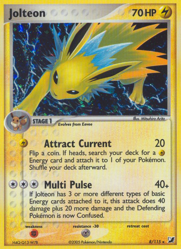 Jolteon (8/115) [EX: Unseen Forces] | Good Games Modbury