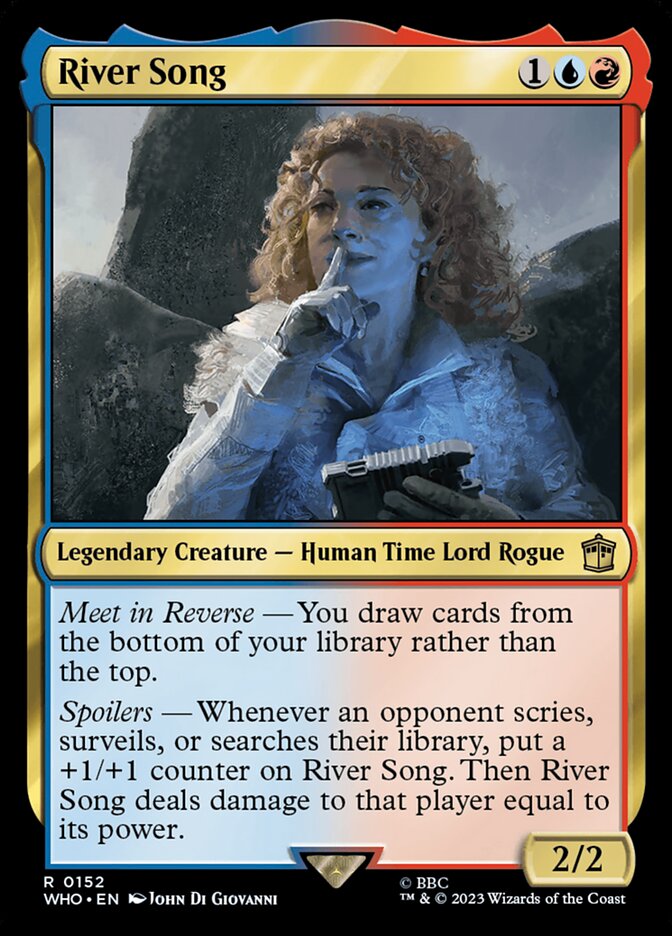 River Song 152/331 (Universes Beyond: Doctor Who)  - Foil | Good Games Modbury