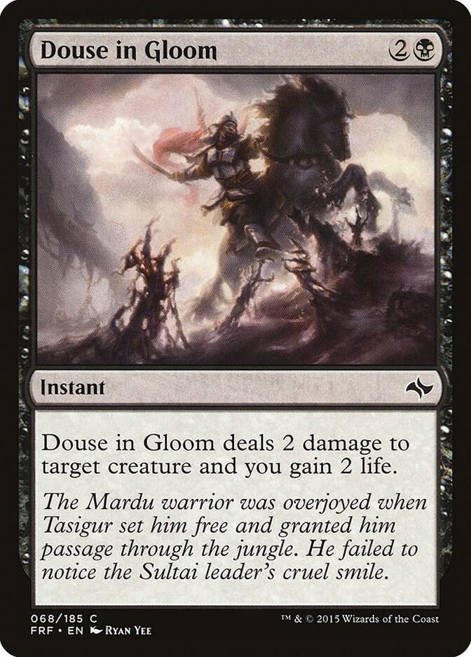 Douse in Gloom 68/185 (Fate Reforged)  - Foil | Good Games Modbury