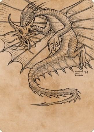 Ancient Gold Dragon Art Card 44 81 44 (Art Series: Commander Legends: Battle for Baldur's Gate)  | Good Games Modbury