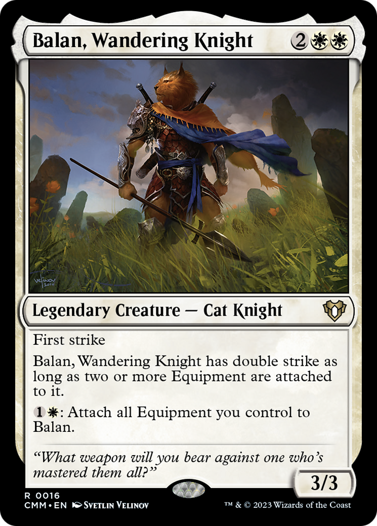 Balan, Wandering Knight [Commander Masters] | Good Games Modbury