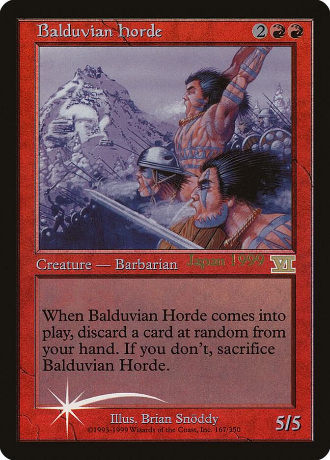 Balduvian Horde 1/350 (Unique and Miscellaneous Promos)  - Foil | Good Games Modbury