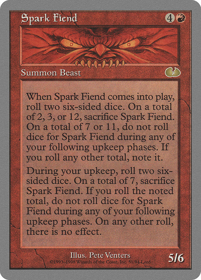 Spark Fiend 51/94 (Unglued)  | Good Games Modbury