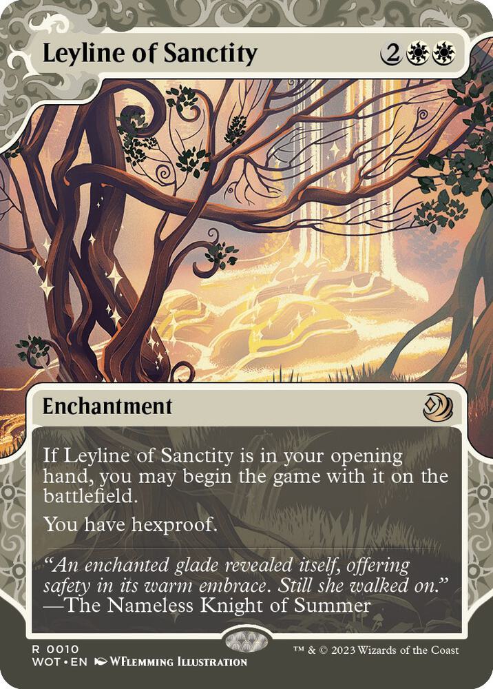 Leyline of Sanctity 10/63 (Wilds of Eldraine: Enchanting Tales)  - Showcase | Good Games Modbury