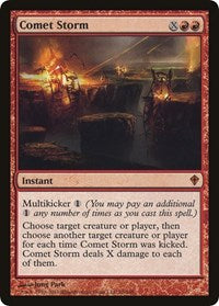 Comet Storm (Oversized) [Oversize Cards] | Good Games Modbury