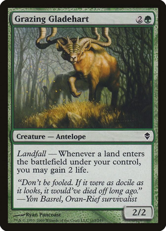 Grazing Gladehart 163/249 (Zendikar)  | Good Games Modbury