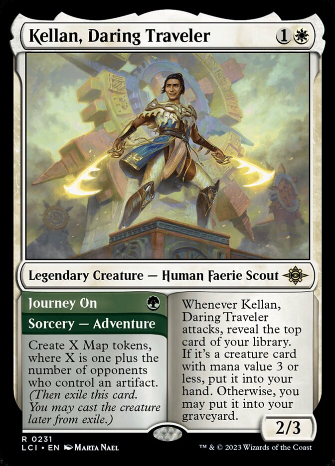 Kellan, Daring Traveler // Journey On 231/291 (The Lost Caverns of Ixalan)  | Good Games Modbury