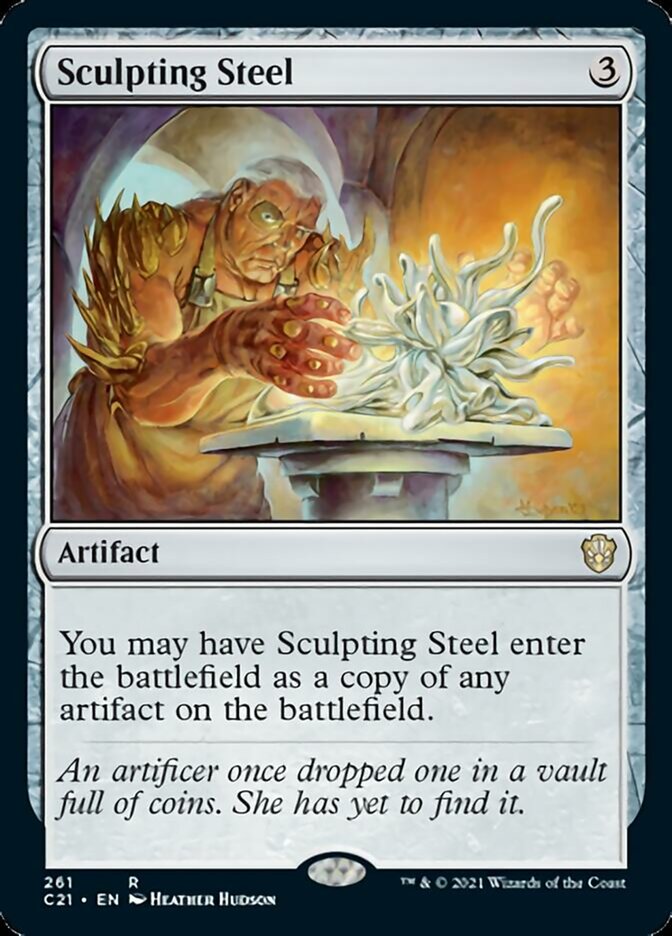 Sculpting Steel [Commander 2021] | Good Games Modbury