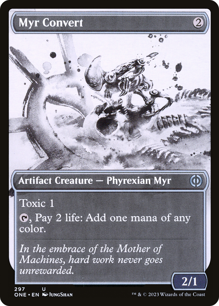 Myr Convert (Showcase Ichor) [Phyrexia: All Will Be One] | Good Games Modbury