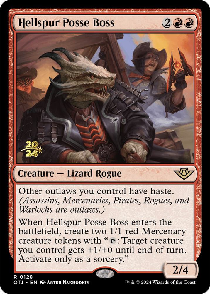Hellspur Posse Boss 128s/160 (Prerelease Cards)  - Foil | Good Games Modbury