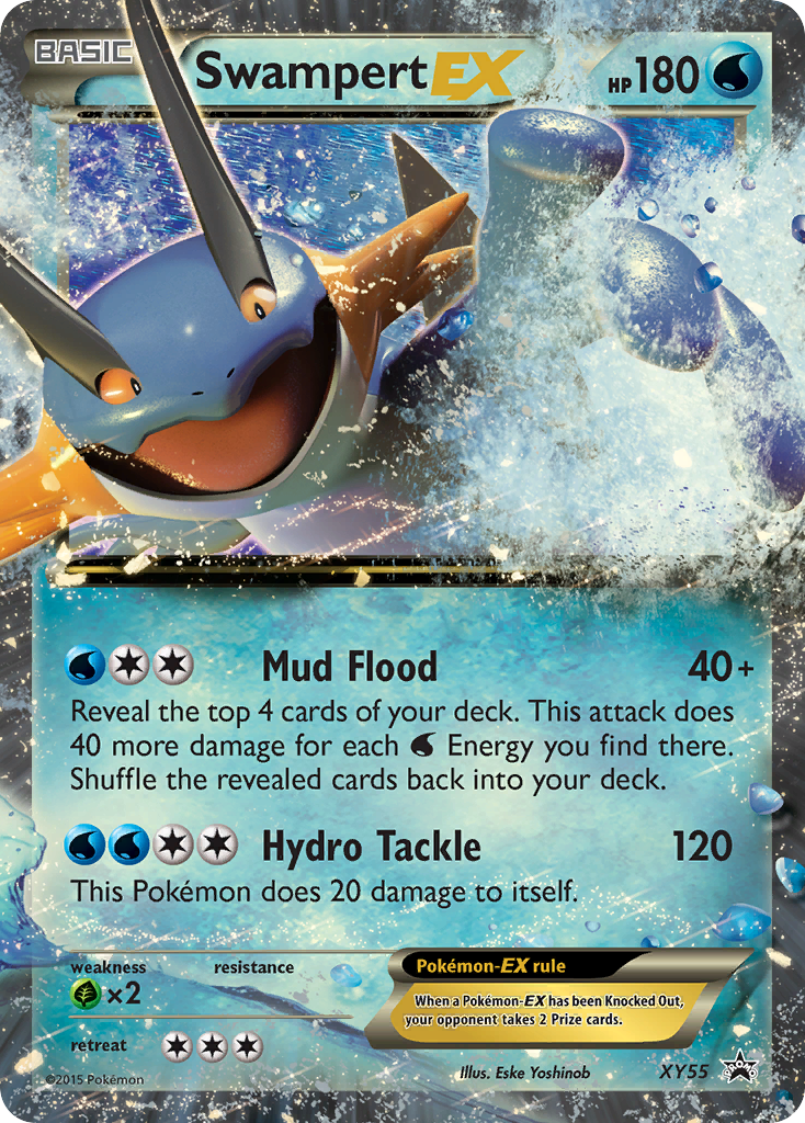 Swampert EX (XY55) [XY: Black Star Promos] | Good Games Modbury