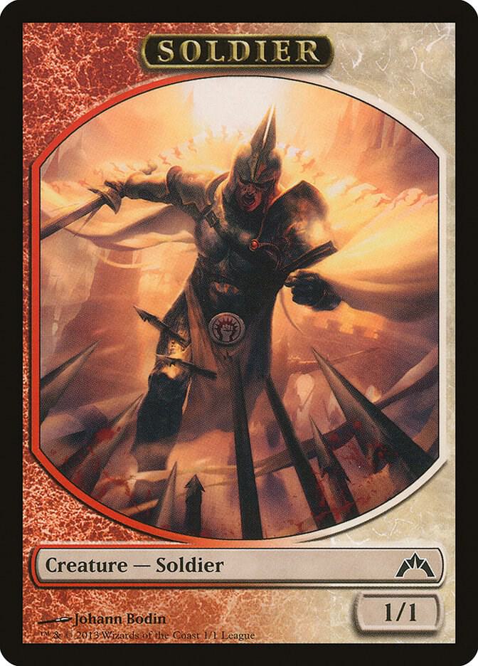 Soldier Token Gatecrash 1 (League Promos)  | Good Games Modbury