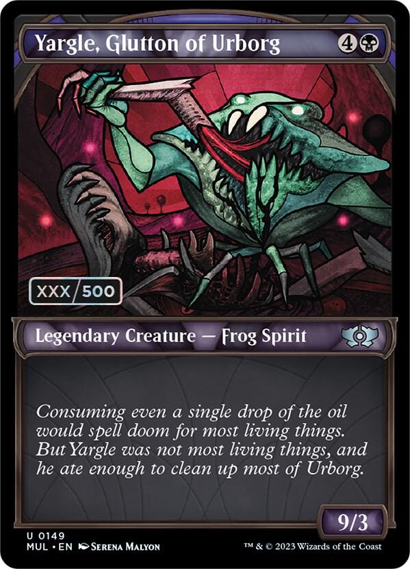 Yargle, Glutton of Urborg Serialized 149z/65 (March of the Machine: Multiverse Legends)  - Double Rainbow Foil | Good Games Modbury