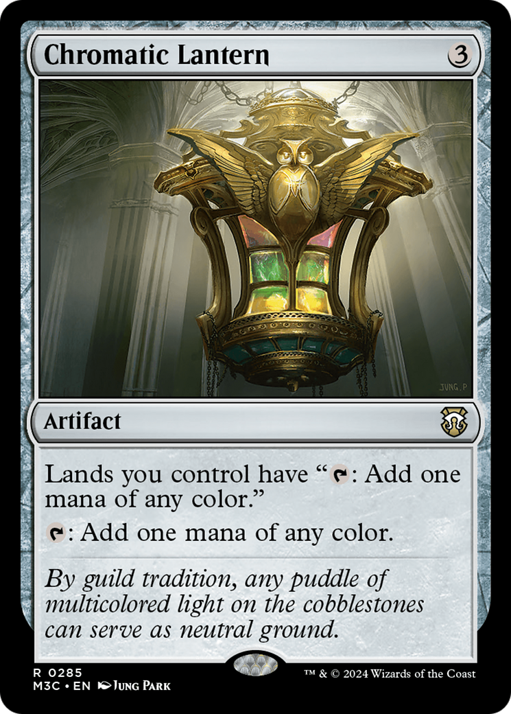 Chromatic Lantern (Ripple Foil) [Modern Horizons 3 Commander] | Good Games Modbury