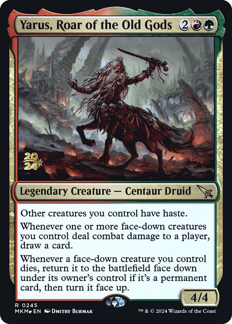 Yarus, Roar of the Old Gods [Murders at Karlov Manor Prerelease Promos] | Good Games Modbury