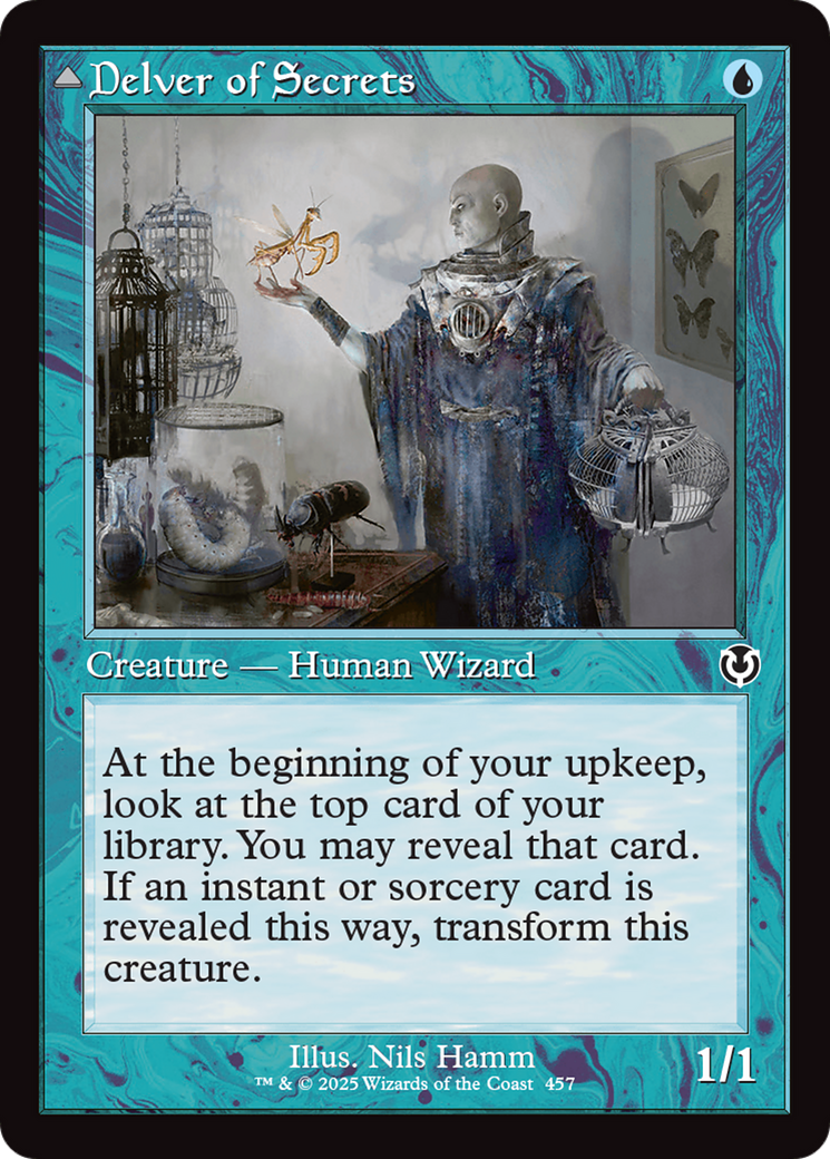 Delver of Secrets // Insectile Aberration (Retro Frame) [Innistrad Remastered] | Good Games Modbury