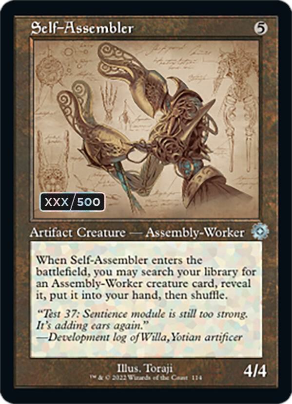 Self Assembler Schematic Serial Numbered 114z/63 (The Brothers' War: Retro Frame Artifacts)  - Foil | Good Games Modbury