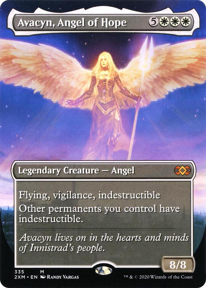 Avacyn, Angel of Hope 335/332 (Double Masters)  - Borderless | Good Games Modbury