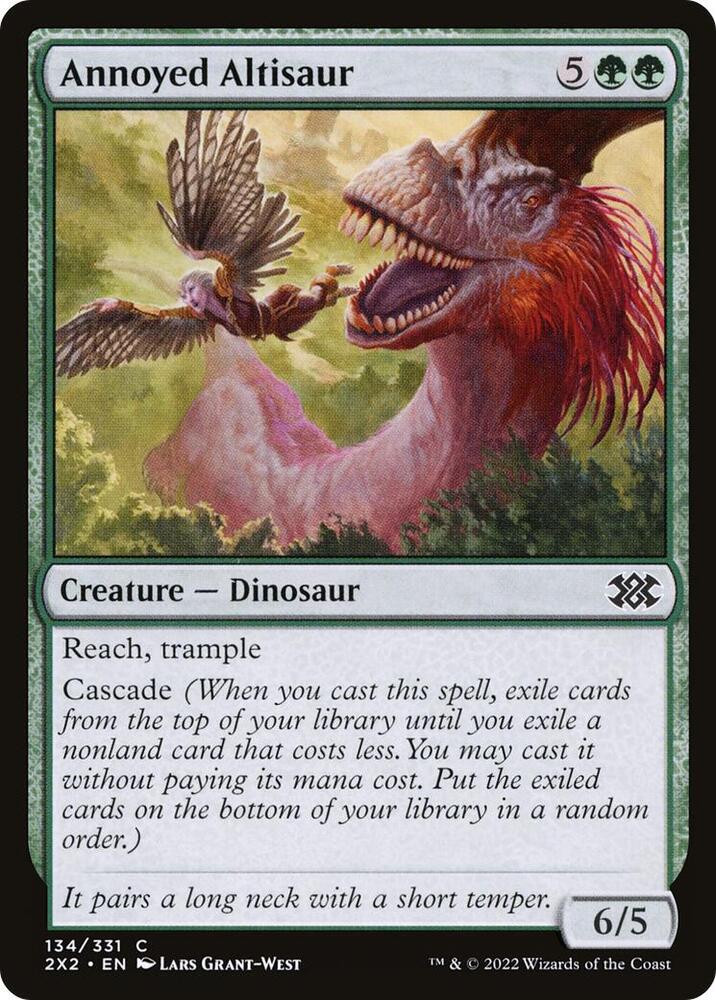 Annoyed Altisaur 134/331 (Double Masters 2022)  - Foil | Good Games Modbury
