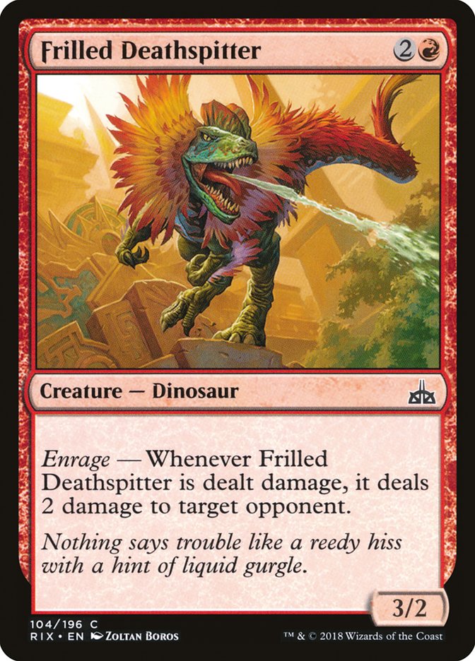 Frilled Deathspitter 104/196 (Rivals of Ixalan)  | Good Games Modbury