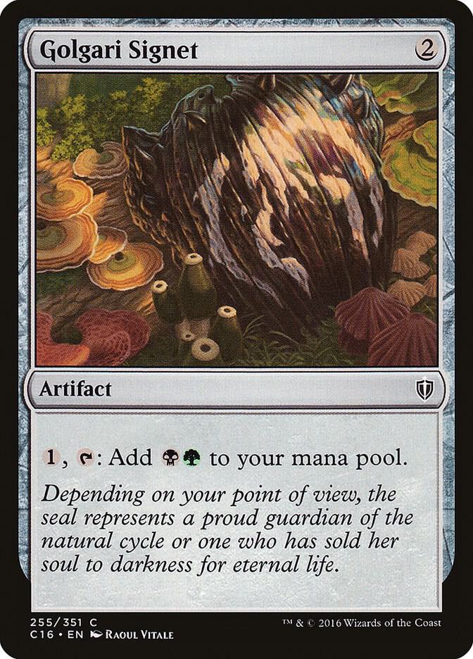 Golgari Signet 255/351 (Commander 2016)  | Good Games Modbury