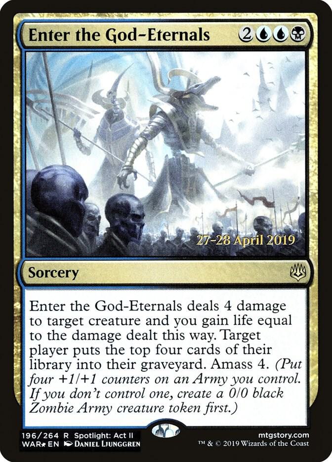 Enter the God Eternals 196s/176 (Prerelease Cards)  - Foil | Good Games Modbury