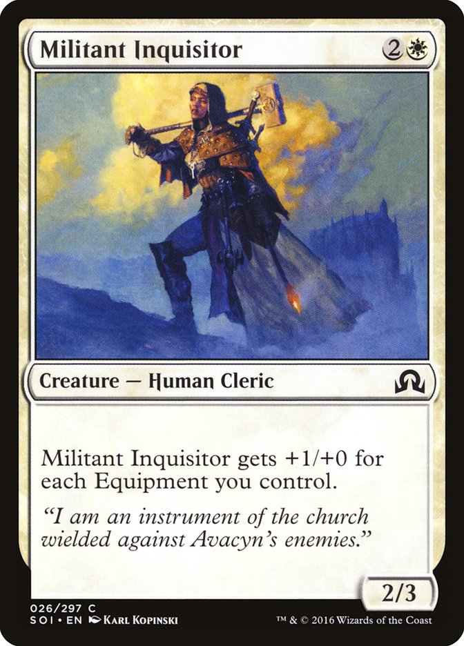 Militant Inquisitor [Shadows over Innistrad] | Good Games Modbury