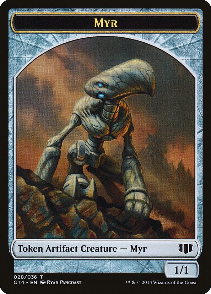 Myr Pentavite Double Sided Token 28 // 29 (Commander 2014)  | Good Games Modbury