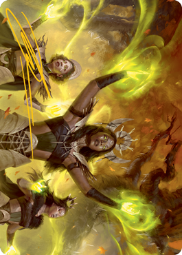 Dawnhart Wardens Art Card (Gold-Stamped Signature) [Innistrad: Midnight Hunt Art Series] | Good Games Modbury