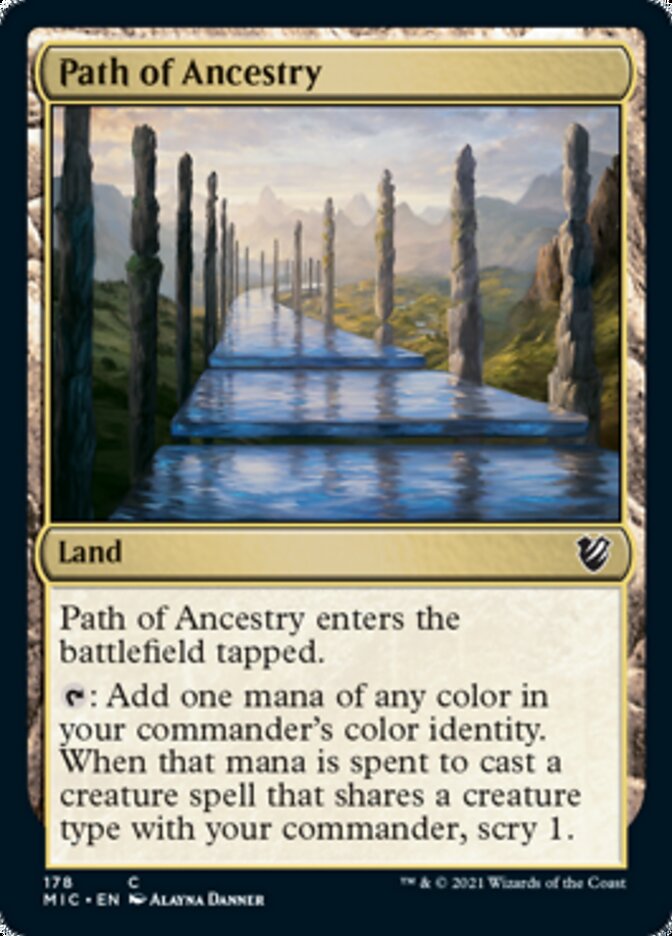 Path of Ancestry [Innistrad: Midnight Hunt Commander] | Good Games Modbury