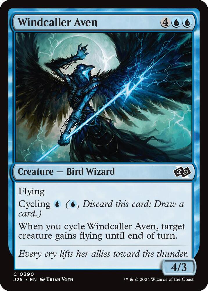 Windcaller Aven 390/779 (Foundations Jumpstart)  | Good Games Modbury