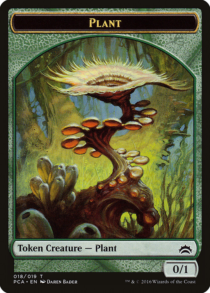 Plant // Ooze (016) Double-Sided Token [Planechase Anthology Tokens] | Good Games Modbury