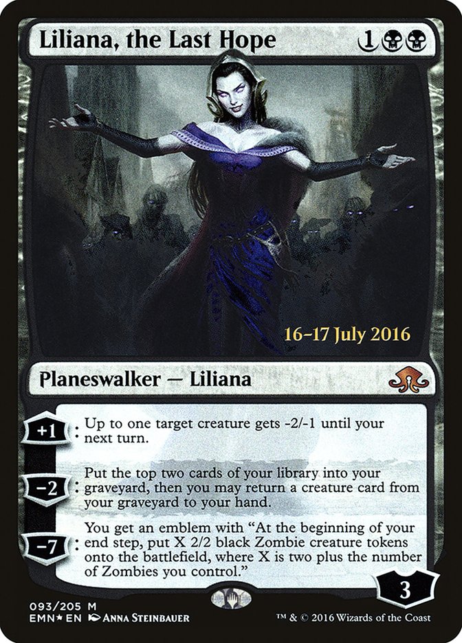 Liliana, the Last Hope [Eldritch Moon Prerelease Promos] | Good Games Modbury