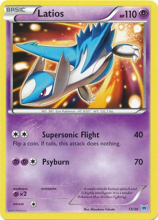 Latios (13/30) [XY: Trainer Kit 2 - Latios] | Good Games Modbury