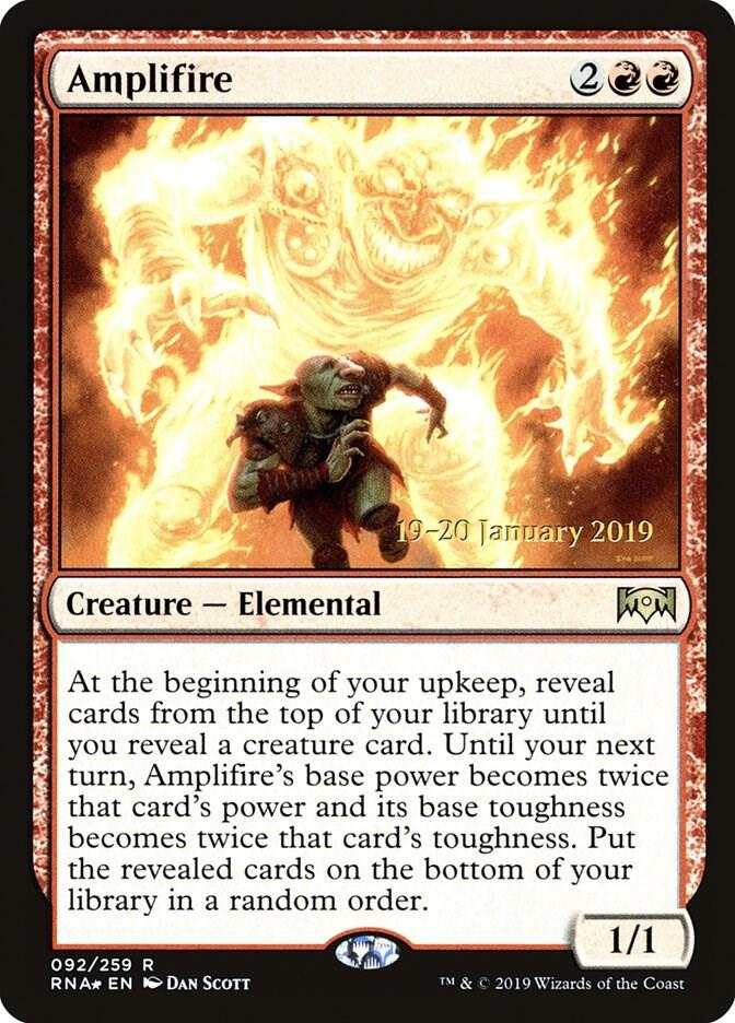 Amplifire 92s/81 (Prerelease Cards)  - PreRelease Foil | Good Games Modbury