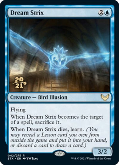 Dream Strix [Strixhaven: School of Mages Prerelease Promos] | Good Games Modbury