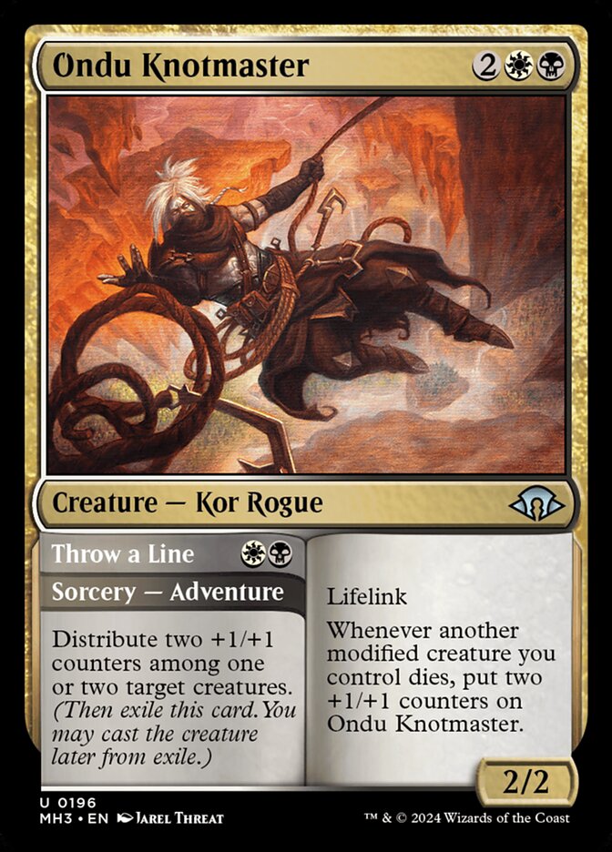 Ondu Knotmaster // Throw a Line 196/319 (Modern Horizons 3)  | Good Games Modbury