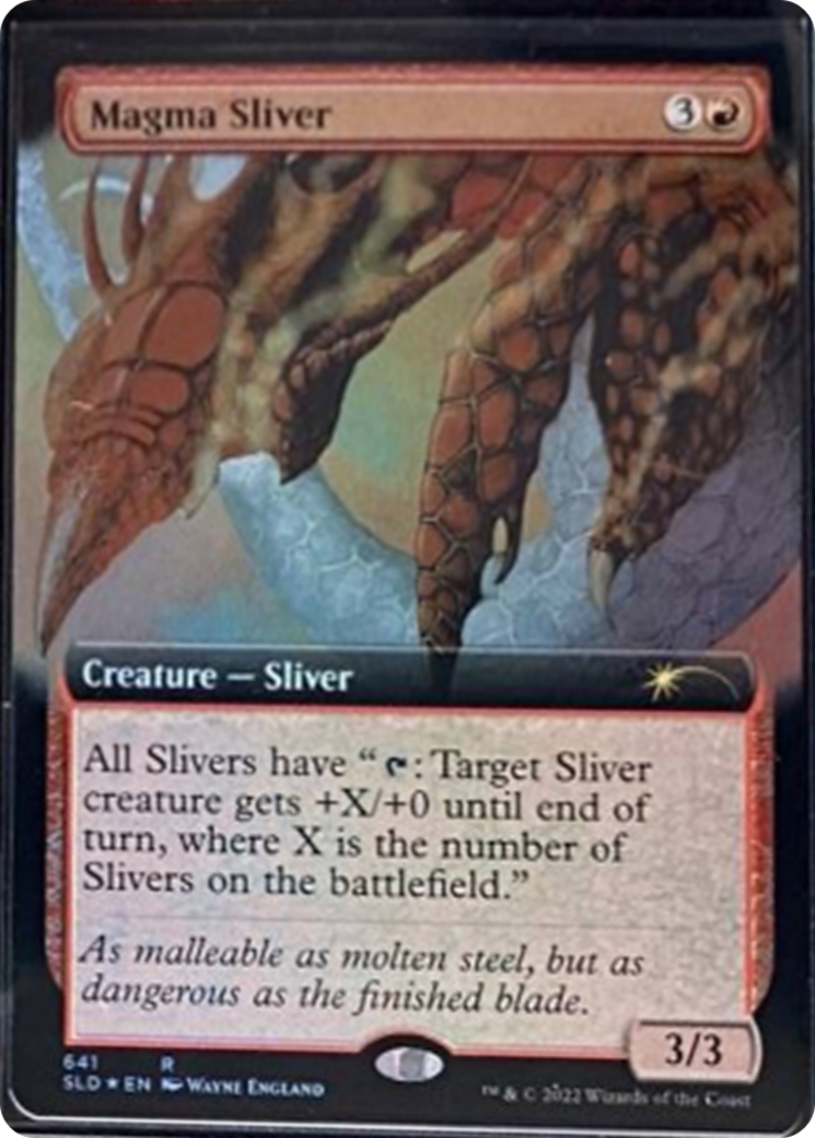 Magma Sliver (Extended Art) [Secret Lair Drop Series] | Good Games Modbury